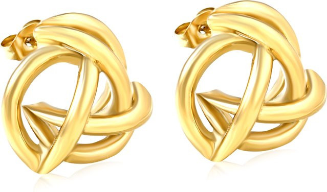 LUXUSTEEL Ohrringe, Edelstahl, Damen, geometrisch - Bild 1