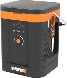WORX PowerShare Luftpumpe bis 10,3 bar in Schwarz-Orange - Bild 1
