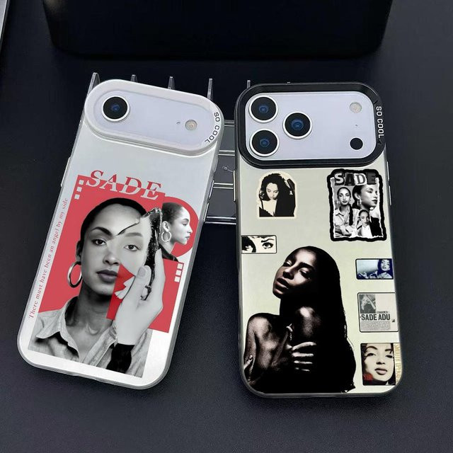 S-Sade Adu Love Deluxe Handyhülle für iPhone 17 16 15 14 13 12 11 Pro Max Air Matte Laser Aurora stoßfeste Funda in Schwarz - Bild 1