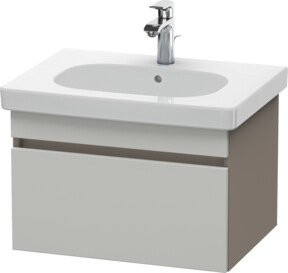 Duravit Waschtischunterschrank DuraStyle in Weiß, B/T: 60 x 45,3 cm, wandhängend mit 1 Auszug - Bild 1