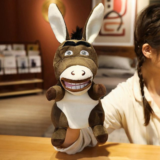 Esel Alpaka Handpuppen, Plüsch, ab 14 Jahre - Bild 1
