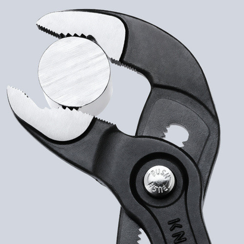 Knipex Cobra Wasserpumpenzange in Rot und Grau mit Kunststoffgriffen - Bild 3
