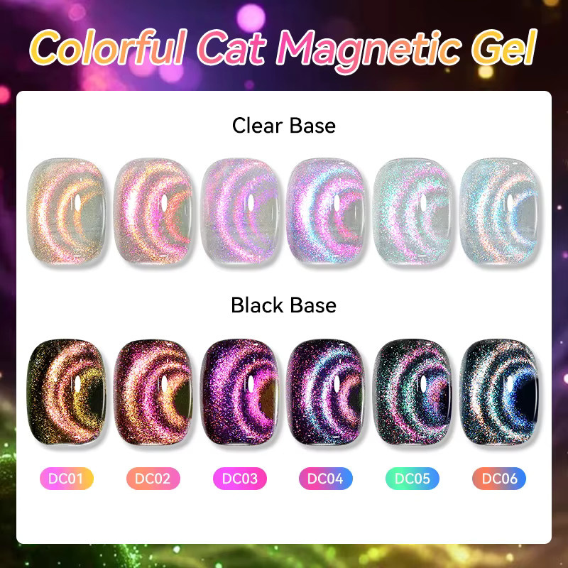 LILYCUTE Magnetischer Nagelgelack Gold, 7 ml, Schimmernd - Bild 3