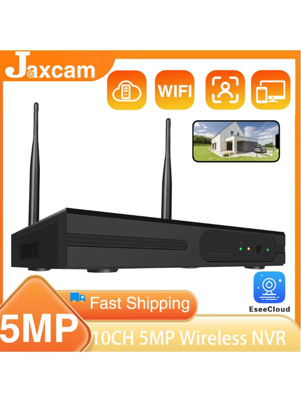 ESeeCloud 16CH Wireless NVR CCTV Kamera System mit 5MP IP Kameras und H.265 Kompression in Schwarz - Bild 4