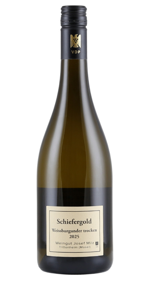 Josef Milz Schiefergold Weissburgunder, trocken, Weißwein, 2025, 0,75 l - Bild 2