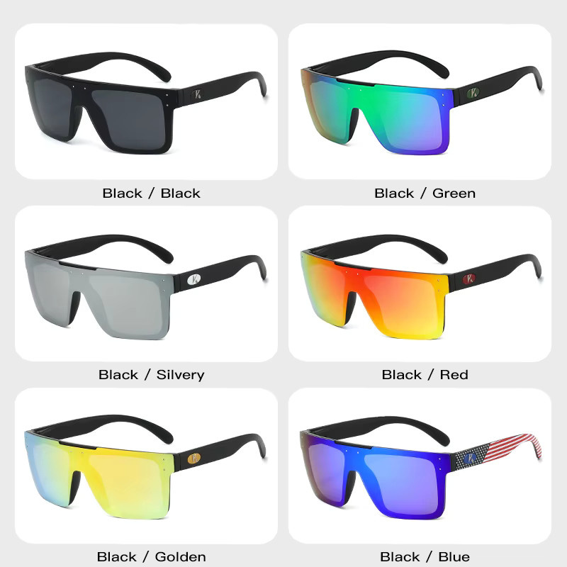 Karos Sonnenbrille Square, Unisex, Schwarz, Kunststoff - Bild 2