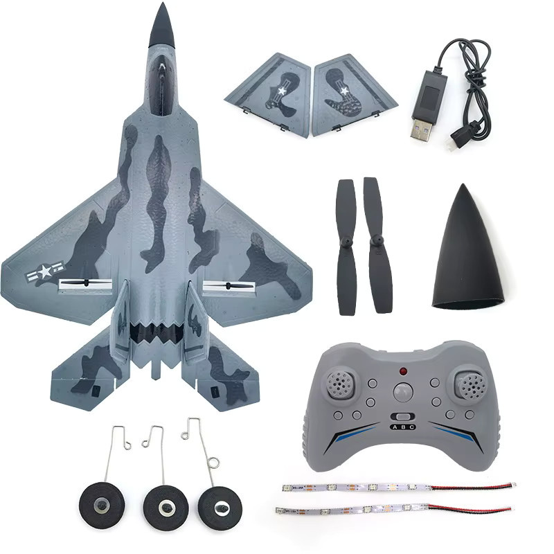 DUTRIEUX Modellflugzeug F22 Kämpfer, Starrflügel, Zubehör - Bild 3
