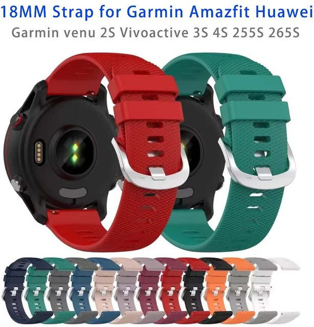 Uhrenarmband Silikon, 18 mm, Unisex - Bild 1