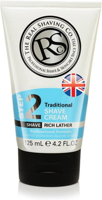 Real Shaving Traditionelle Natürliche Rasiercreme mit Aloe Vera, 125 ml - Bild 1