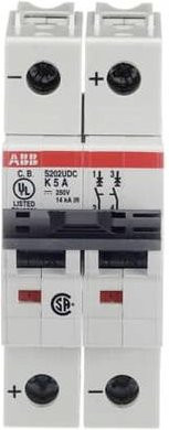 ABB S202UDC-K5 Leitungsschutzschalter 5A 125V in Weiß - Bild 1