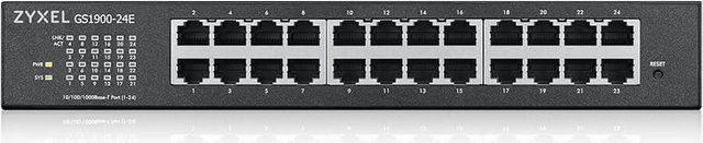 Zyxel GS1900-24E V3 Smart Switch mit 24 x 10/100/1000 Mbit/s Ethernet-Ports in Schwarz - Bild 2