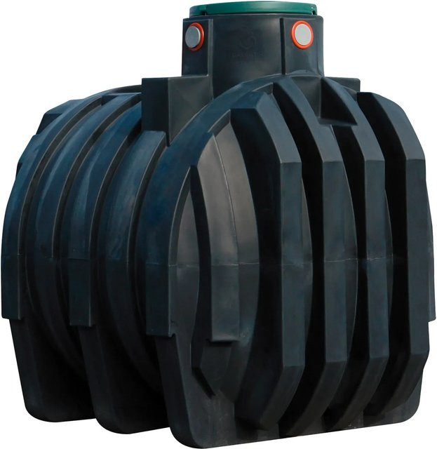 4rain Erdtank-Paket Mono 6.800 Haus-Premium in Schwarz und Green aus Kunststoff - Bild 1
