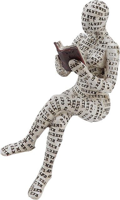 Lesende Frau Figur aus Harz als dekoratives Ornament für dein Bücherregal und deine Heimdekoration - Bild 1