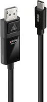 Lindy USB-C auf DisplayPort Adapterkabel 8K60 in Schwarz - Bild 1