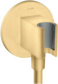 Hansgrohe Axor Fixfit Wandarmatur in Gold mit integrierter Haltefunktion und 1/2 Zoll Anschluss - Bild 1