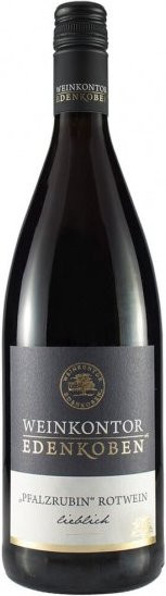 Weinkontor Edenkoben Pfalzrubin, lieblich, Rotwein, 1 l - Bild 1