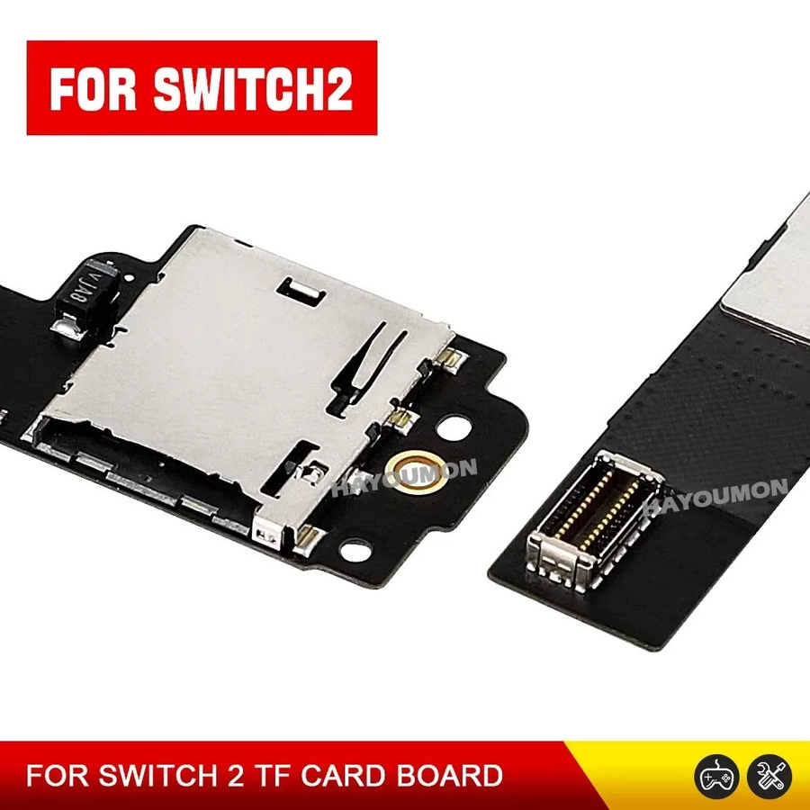HeroAngel Ersatz-Sockel für TF-Kartenleser-Board für Nintendo Switch 2 Micro-SD-Kartensteckplatz-Board, Schwarz - Bild 2