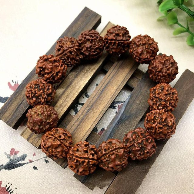 Armband Holz, Perlen, Herren, 20mm - Bild 1