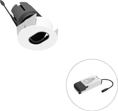EVN LED-Deckenstrahler F08RXXXM1330L24P in Weiß, rund und verstellbar - Bild 1