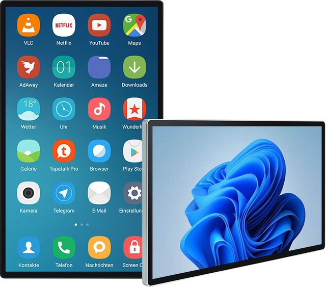 Interaktives Android Wayfinding Touchscreen Display in Schwarz mit 21 bis 32 Zoll Auswahl - Bild 1
