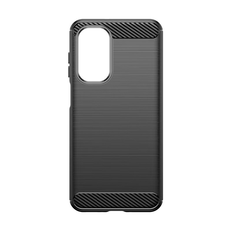 Samsung Galaxy A26 A36 A56 A16 A06 Schutzhülle aus weichem Silikon im Carbon-Look in Schwarz und Rot - Bild 2