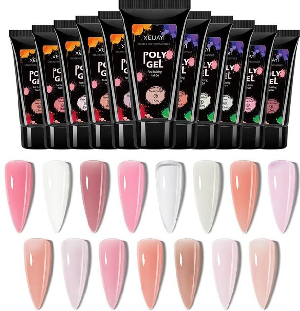 HNKMP Nagelverlängerungsgel, Nature Pink, glänzend, 15 ml - Bild 1