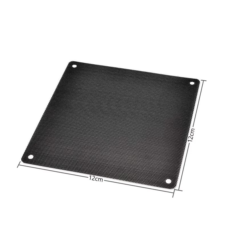 OUYUANSU PC Staubfilter aus PVC in Schwarz für Computer Lüfter, B/T/H: 12 x 8 x 6 cm - Bild 2