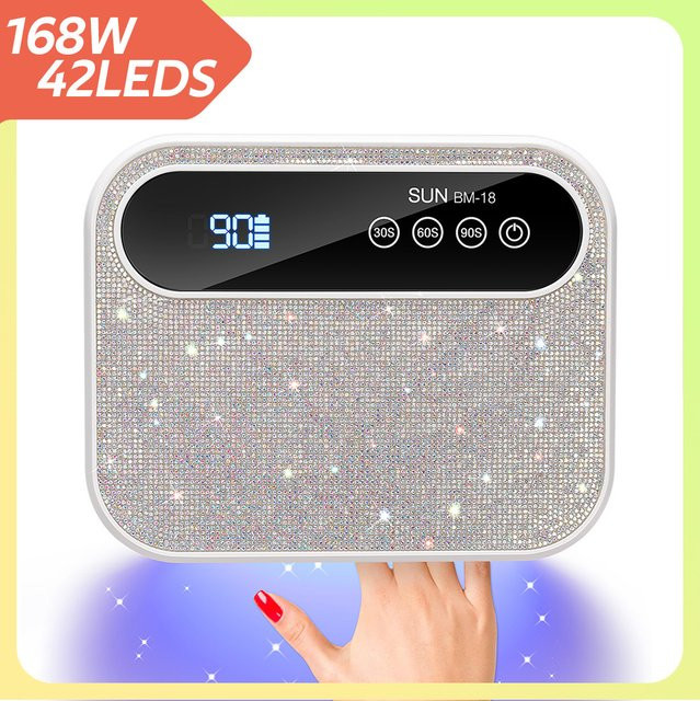 DianaBeauty UV-LED-Nagellampe, 42 LEDs, wiederaufladbar - Bild 1