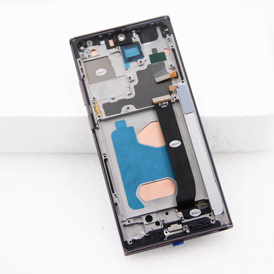 Samsung Note20 Ultra 5G N986B LCD Touchscreen Ersatzdisplay mit Rahmen in Schwarz - Bild 3