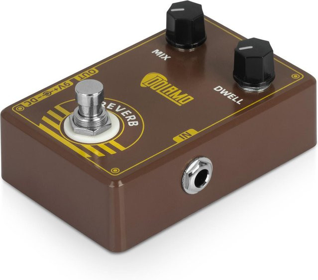 Dolamo Reverb Gitarren-Effektpedal Analoger Verstärker in Braun mit 6,35mm Eingangs- und Ausgangsschnittstelle - Bild 1