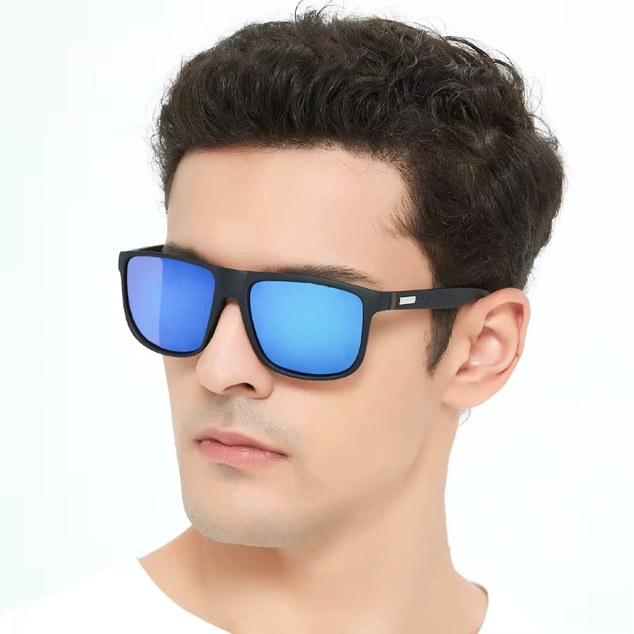 WSZ Sonnenbrille, eckig, Vollrand, Kunststoff, schwarz, Unisex - Bild 2