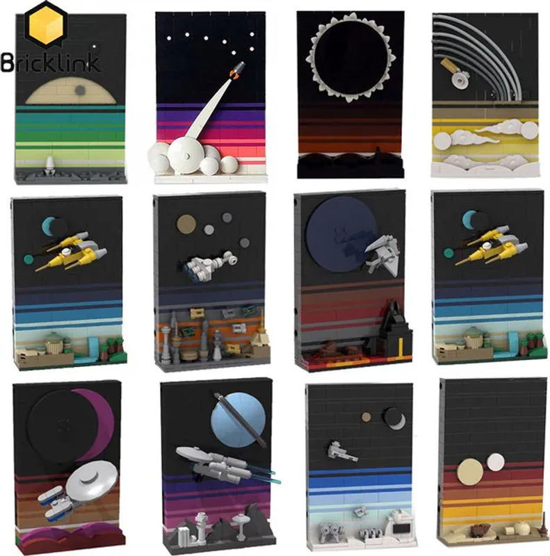 LEGO Ideas Tales of the Space Age Postkarte Mehrfarbig - Bild 1
