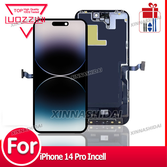 Apple iPhone 14 Pro LCD Display Ersatzteil mit Touchscreen Digitizer Montage in Schwarz - Bild 1