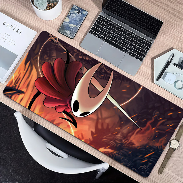 Großes und rutschfestes Gaming Mauspad mit Silksong Knight Motiv in Multicolor - Bild 1