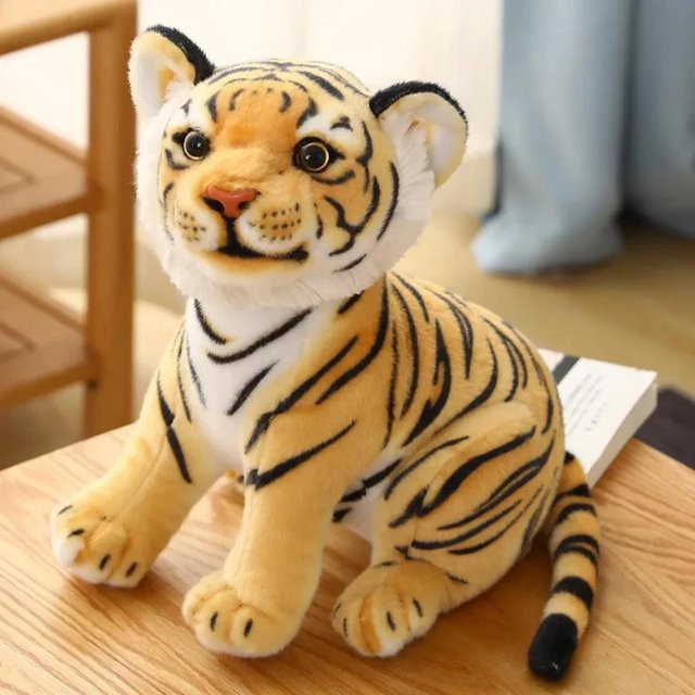 Kidsly Baby Tiger Plüschtier, gelb, 23cm, ab 3 Jahre - Bild 1