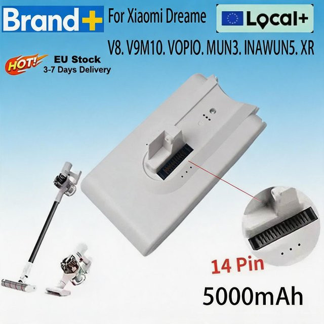 Dreame V10Pro VVN5 Ersatzakku Lithium-Ionen-Akku in Weiß - Bild 1