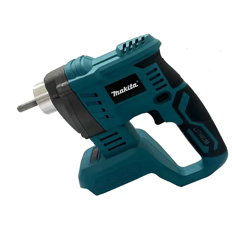 Makita Elektrischer Betonmischer und Betonrüttler für Zementböden, bürstenloser Hochleistungs-Vibrator für 18V Akku, Farbe: Petrol - Bild 2