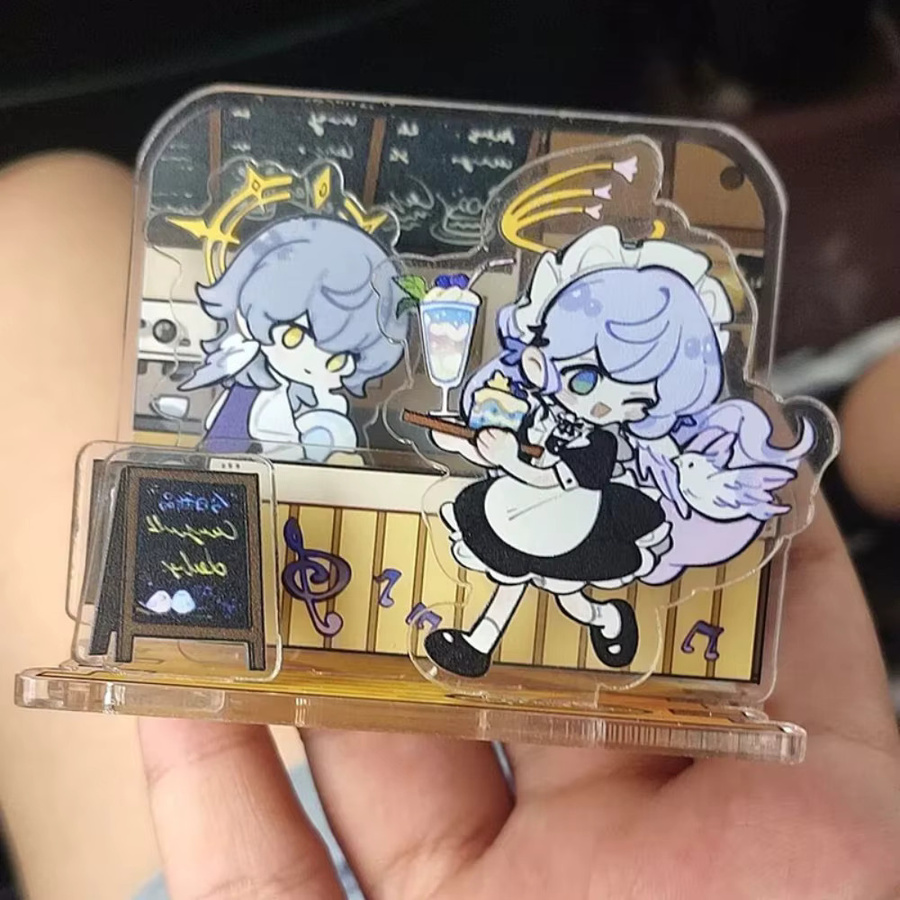 BOOCRE Honkai Star Rail Robin, Acryl Figur, Desktop Dekoration - Bild 5