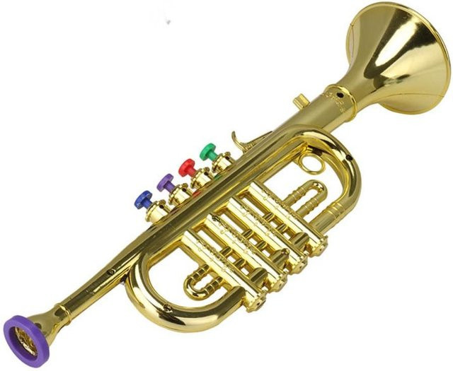 Binchi Saxophon Trompete, Musikinstrumente, Silber Gold, ab 14 Jahre - Bild 1