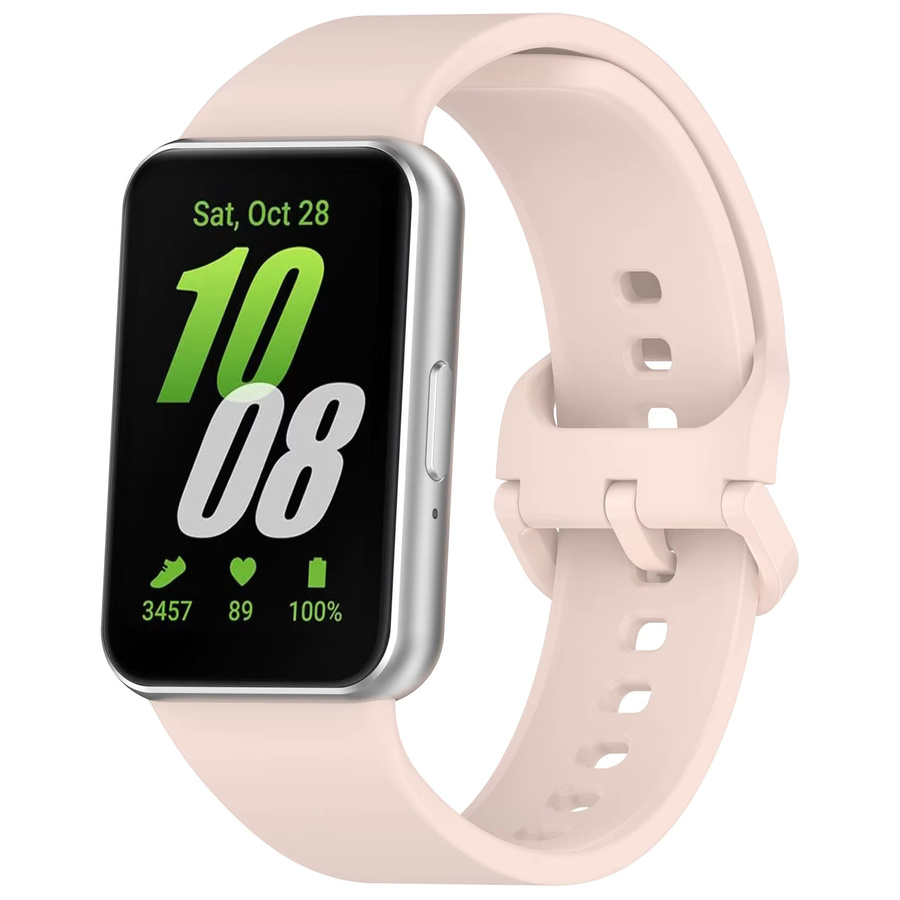 Samsung Uhrenarmband Silikon, Schwarz, Unisex, Samsung Galaxy Fit 3 - Bild 5