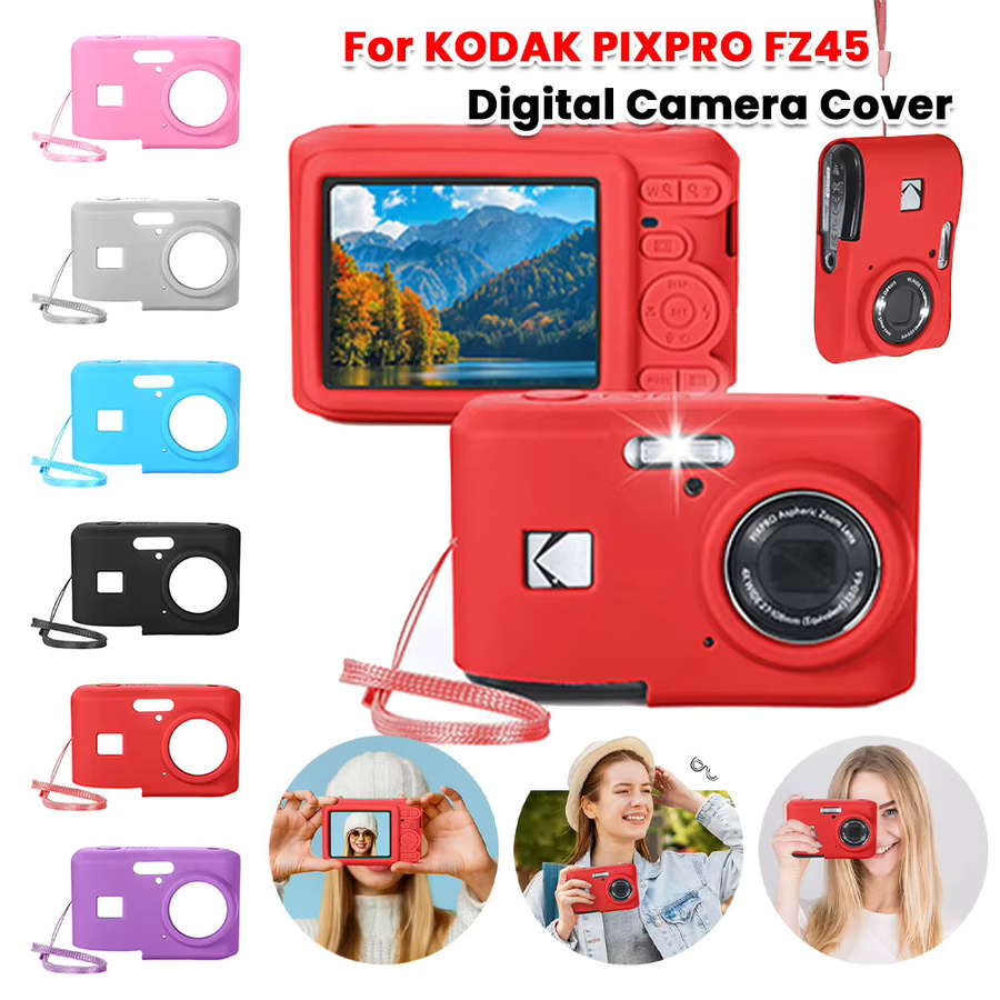 KODAK PIXPRO FZ45 Slim Fit Kameratasche mit Trageband in Pink - Bild 3