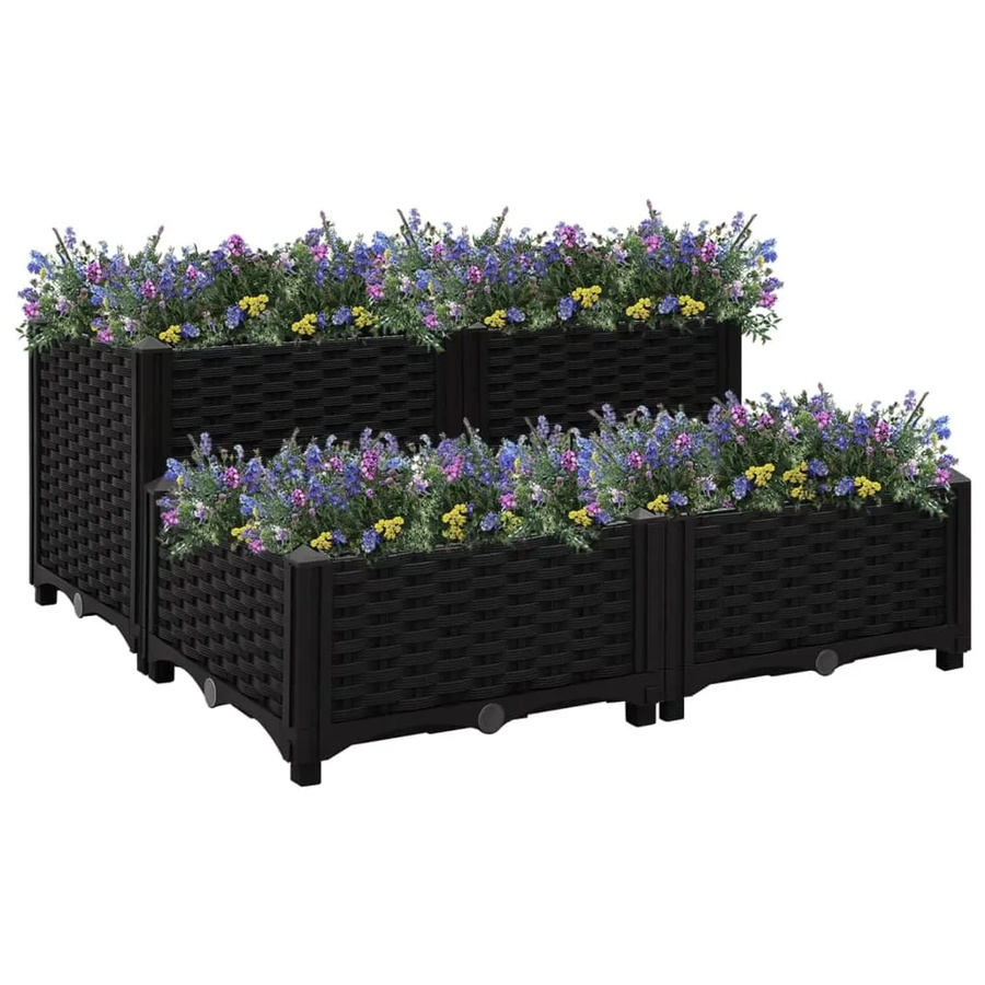 Hochbeet furnicato aus Polypropylen B/T/H: 80 x 80 x 38 cm - Bild 2