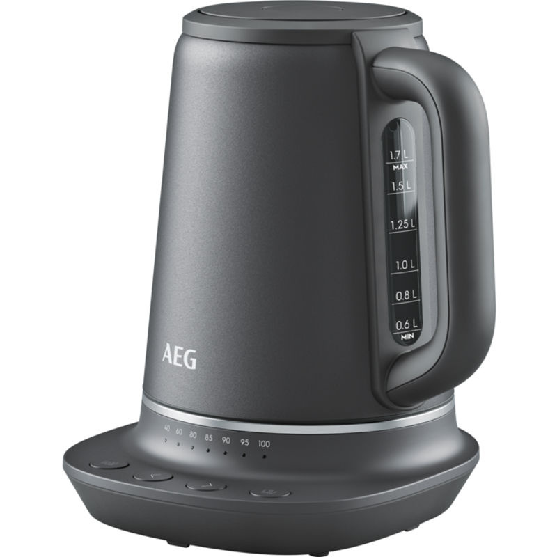 Aeg Wasserkocher K7-1-6BP Black Pearl in Schwarz und Anthrazit mit Warmhaltefunktion, Abschaltautomatik und Kalkfilter - Bild 2