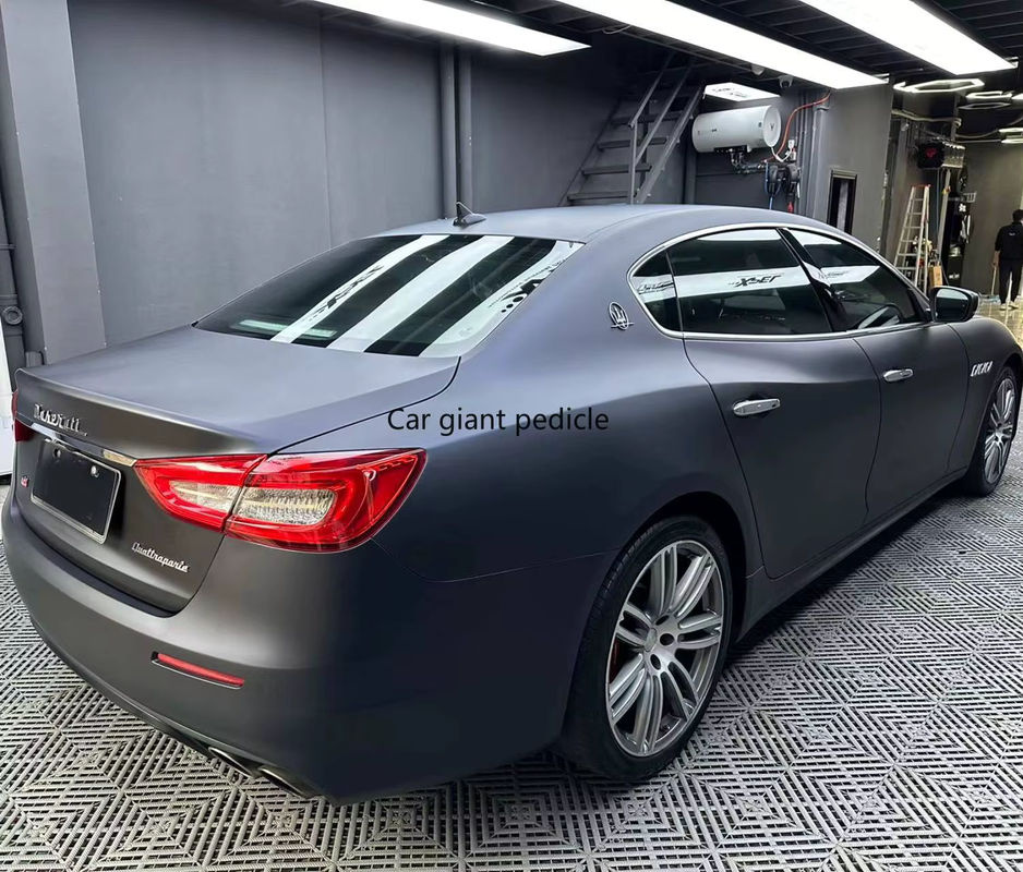 Car Giant Pedicle Vinylfolie in Mattschwarz und Phantom-Blau für dein Auto, Breite: 152 cm, Länge: 17 m - Bild 2