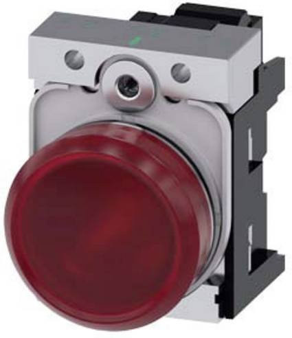 Siemens Leuchtmelder 3SU1153-6AA20-3AA0 in Rot aus Metall - Bild 1