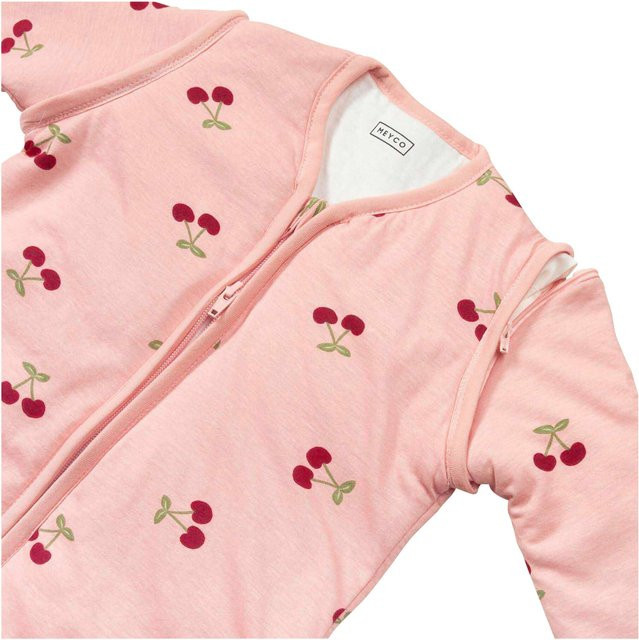 Meyco Baby Ganzjahresschlafsack mit abnehmbaren Ärmeln 2.5 TOG in Pink Multicolour - Bild 1