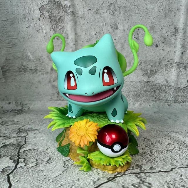 Yiran toy 1 Pokémon Bulbasaur Gengar Anime Spielzeug PVC Bunt / Mehrfarbig - Bild 1