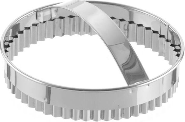 Schneider Ausstecher rund aus Edelstahl in Silber, Höhe: 3 cm, Durchmesser: 14 cm - Bild 1