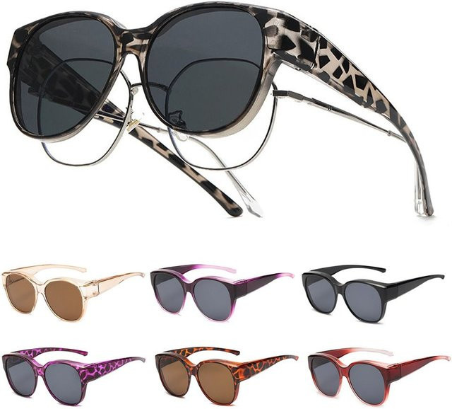 KLASSNUM Sonnenbrille, rund, Vollrand, Kunststoff, Unisex, black - Bild 1