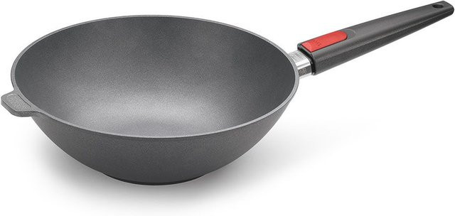 Woll NOWO TITANIUM Pfanne aus Aluminium in Anthrazit/Grau mit Antihaftbeschichtung, Backofenfest und Spülmaschinenfest - Bild 1